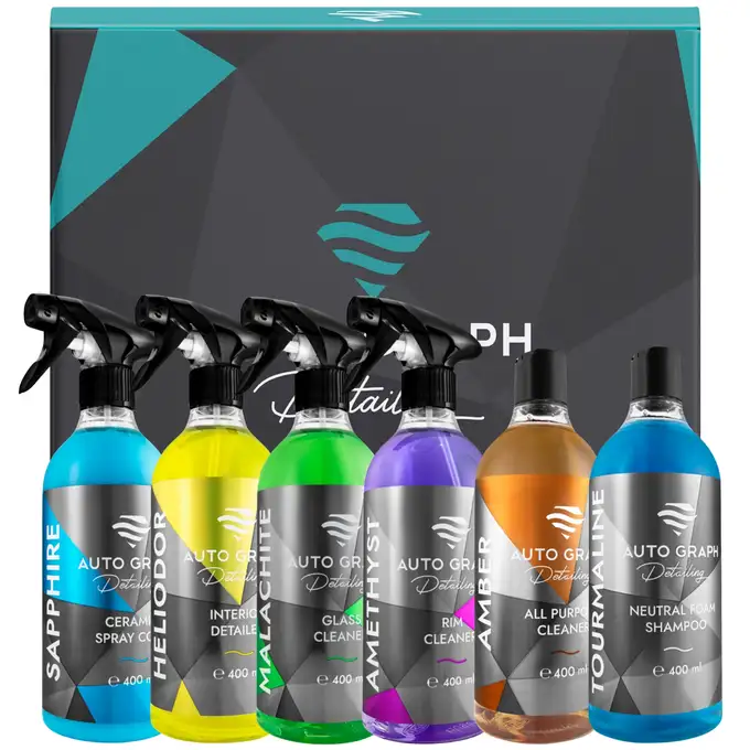 Auto Graph Gift Box 2 – kompletny zestaw 6 produktów do pielęgnacji samochodu