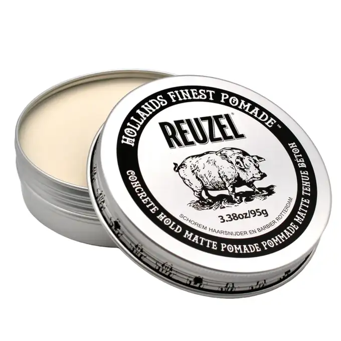 Reuzel Concrete Hold Matte Pomade bardzo mocna wodna pomada z matowym wykończeniem 95g