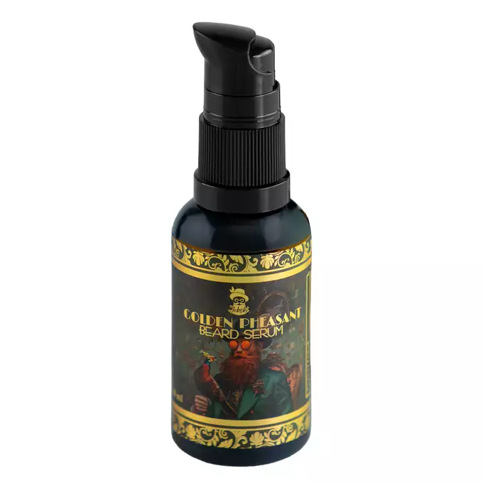 Jobski Cosmetics Golden Pheasant - Regeneracyjno wzmacniające serum do brody 30ml 