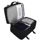 James Hawk Travel Backpack Black - Plecak podręczny do samolotu otwarty 