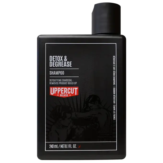 Uppercut Deluxe Detox &amp; Degrease – Szampon oczyszczający do włosów 240ml