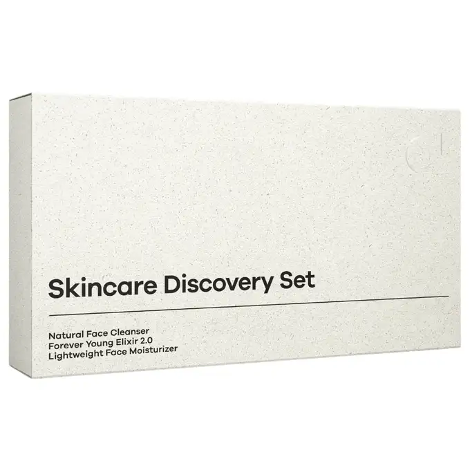 Beviro - Skincare Discovery Set - Żel do mycia twarzy, krem nawilżający oraz Forever Young 2.0 Elixir 3x15ml