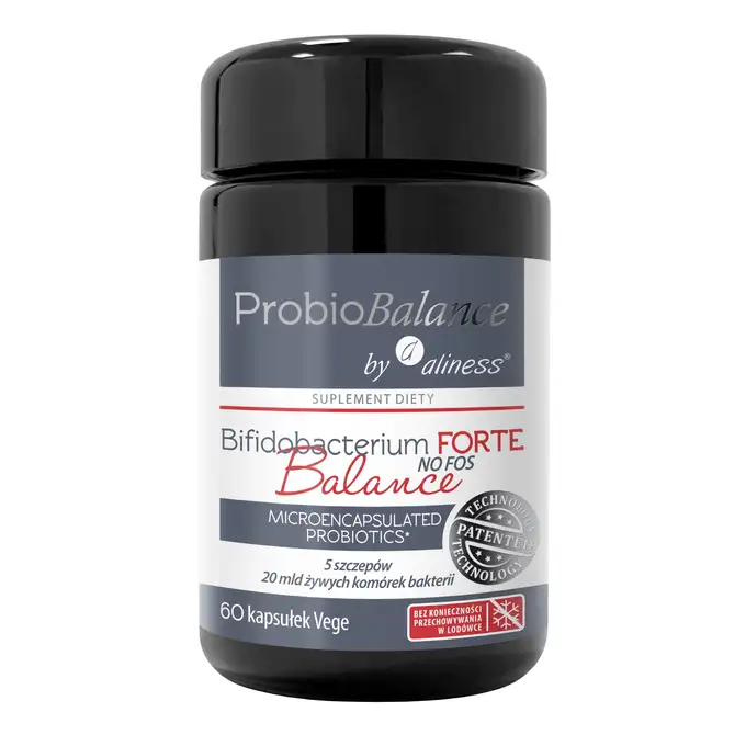ProbioBALANCE - Bifidobacterium Balance Forte NO FOSS - Probiotyk wspierający zdrowie jelit 60 kapsułek