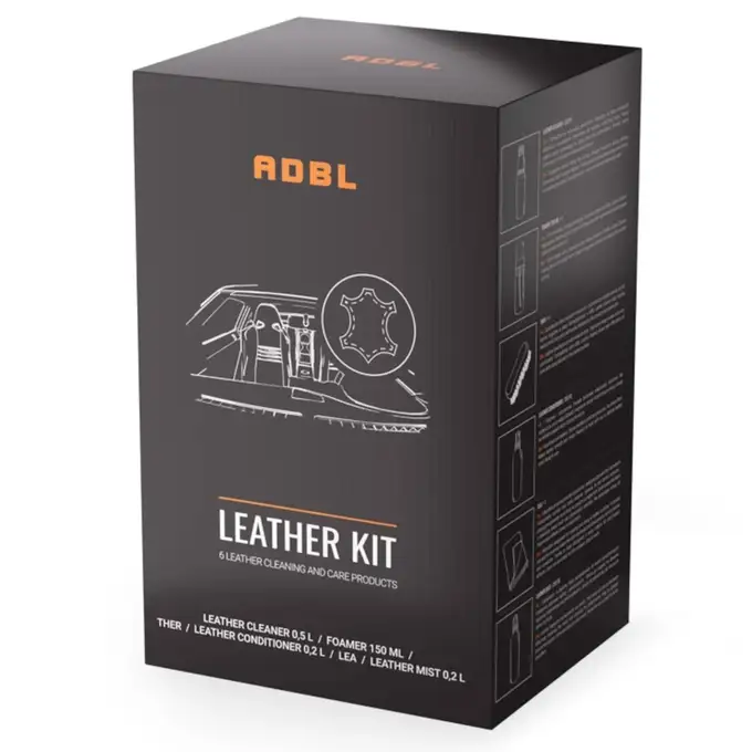 ADBL Zestaw prezentowy Leather KIT – zestaw do czyszczenia i zabezpieczenia skóry