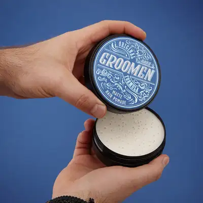 Groomen Aqua - Matowa pomada do włosów o elastycznym chwycie 120g 