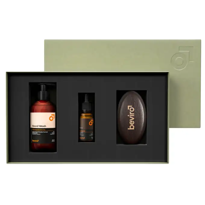 Beviro - Sumava Beard Care Kit - Zestaw do pielęgnacji brody (olejek, szampon oraz szczotka)