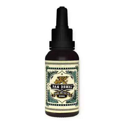 Pan Drwal Zestaw prezentowy - Kartacz oraz olejek do brody Original 30ml