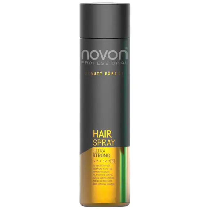 Novon Professional Hairspray Ultra Strong - Lakier do włosów z mocnym chwytem 400ml