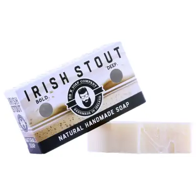 Dr K Soap Irish Stout Soap - Naturalne mydło do mycia ciała w kostce o drzewno-cytrusowym zapachu 110g