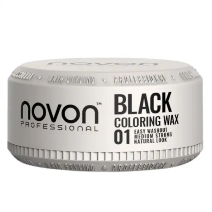 Novon Professional Coloring Black - Koloryzująca pasta do stylizacji włosów 100ml 