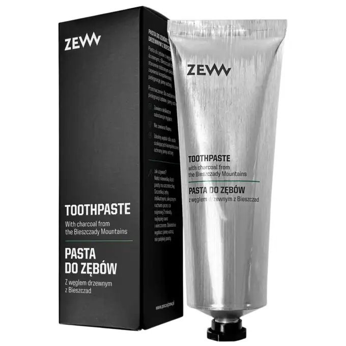 Zew Pasta do zębów z węglem drzewnym z Bieszczad 80 ml