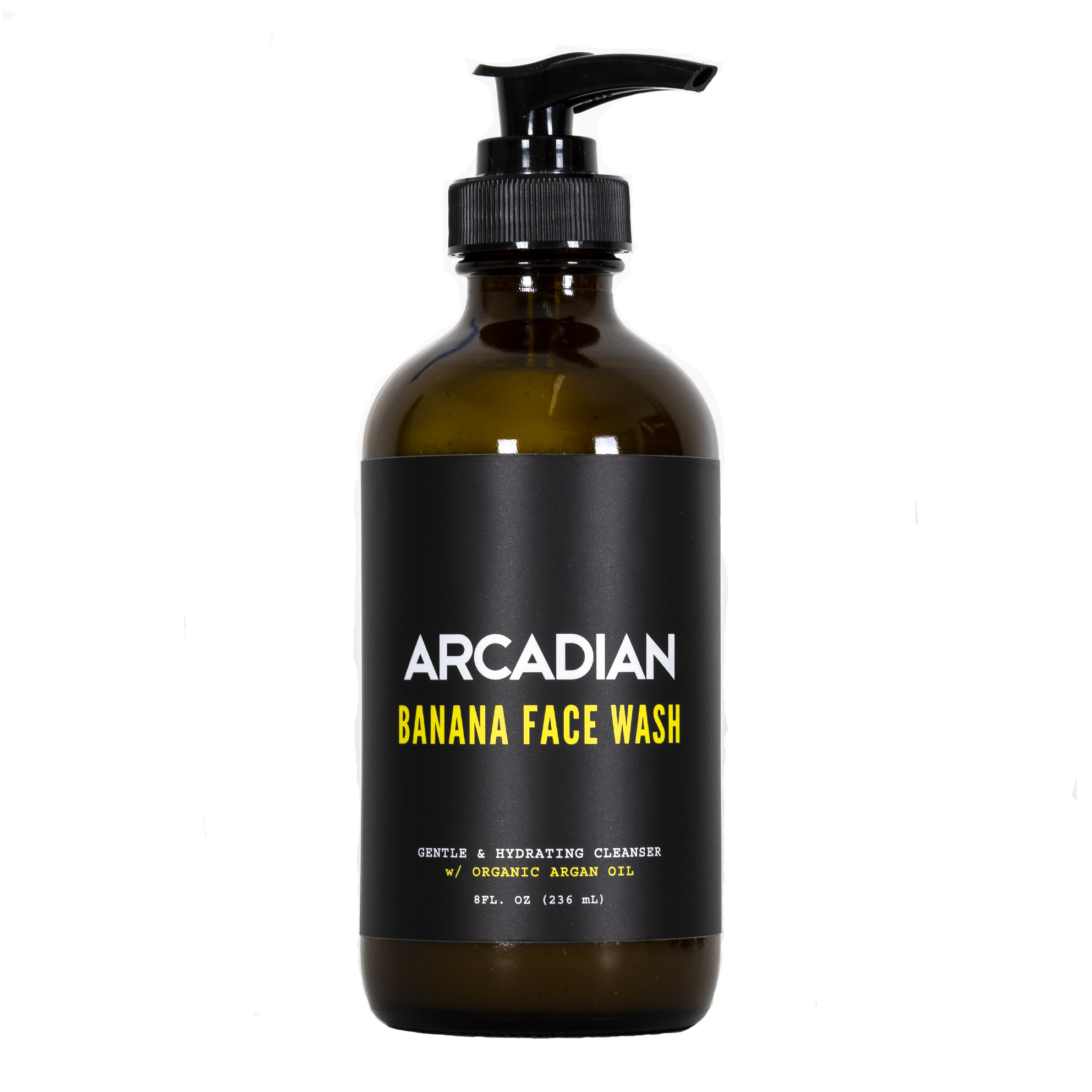 Arcadian - Banana Face Wash - Delikatny płyn do mycia twarzy dla cery wrażliwej 236ml