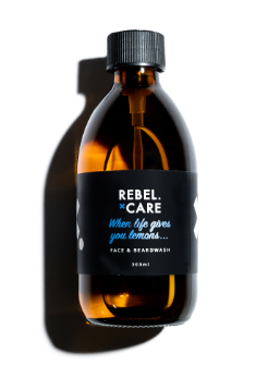Rebel Care - When life gve you lemons facewash  refill - Cytrynowo lawendowa pianka do mycia twarzy i brody uzupełnienie 300ml