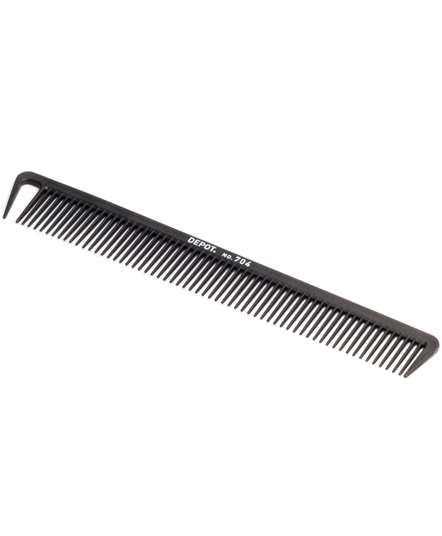 Depot 704 Antystatyczny grzebień do stylizacji włosów - stały i szeroki rozstaw ząbków